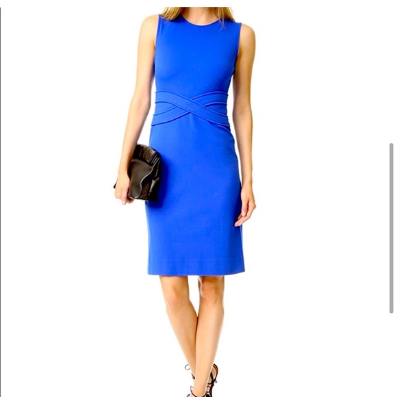 Dress Designer By Diane Von Furstenberg In Blue & White, Size: S main image 1